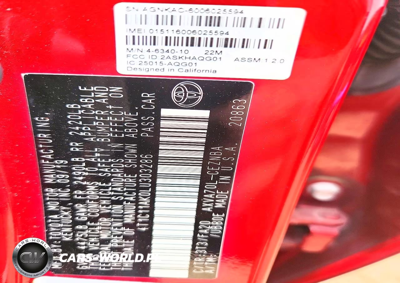 2020 Toyota Camry Le VIN:4T1C11AK0LU303286 - 13