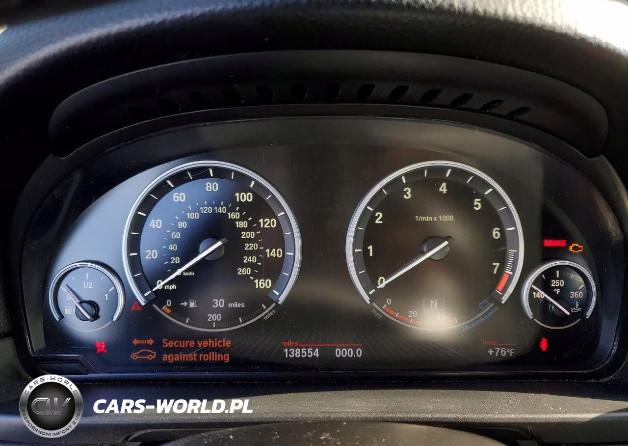 2013 BMW 550 I VIN:WBAFR9C57DDX79792 - 9
