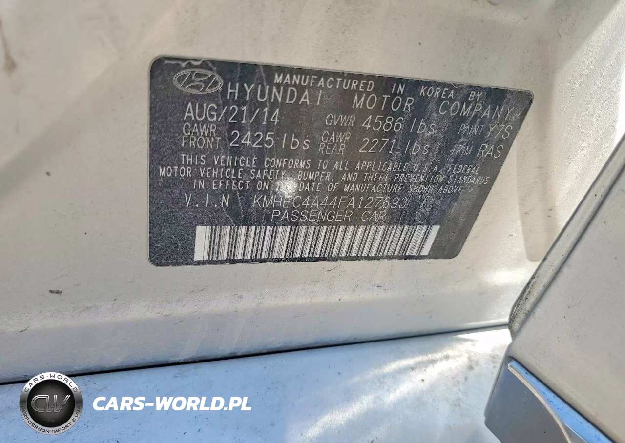 2015 Hyundai Sonata Hybrid Limited VIN:KMHEC4A44FA127693 - 12