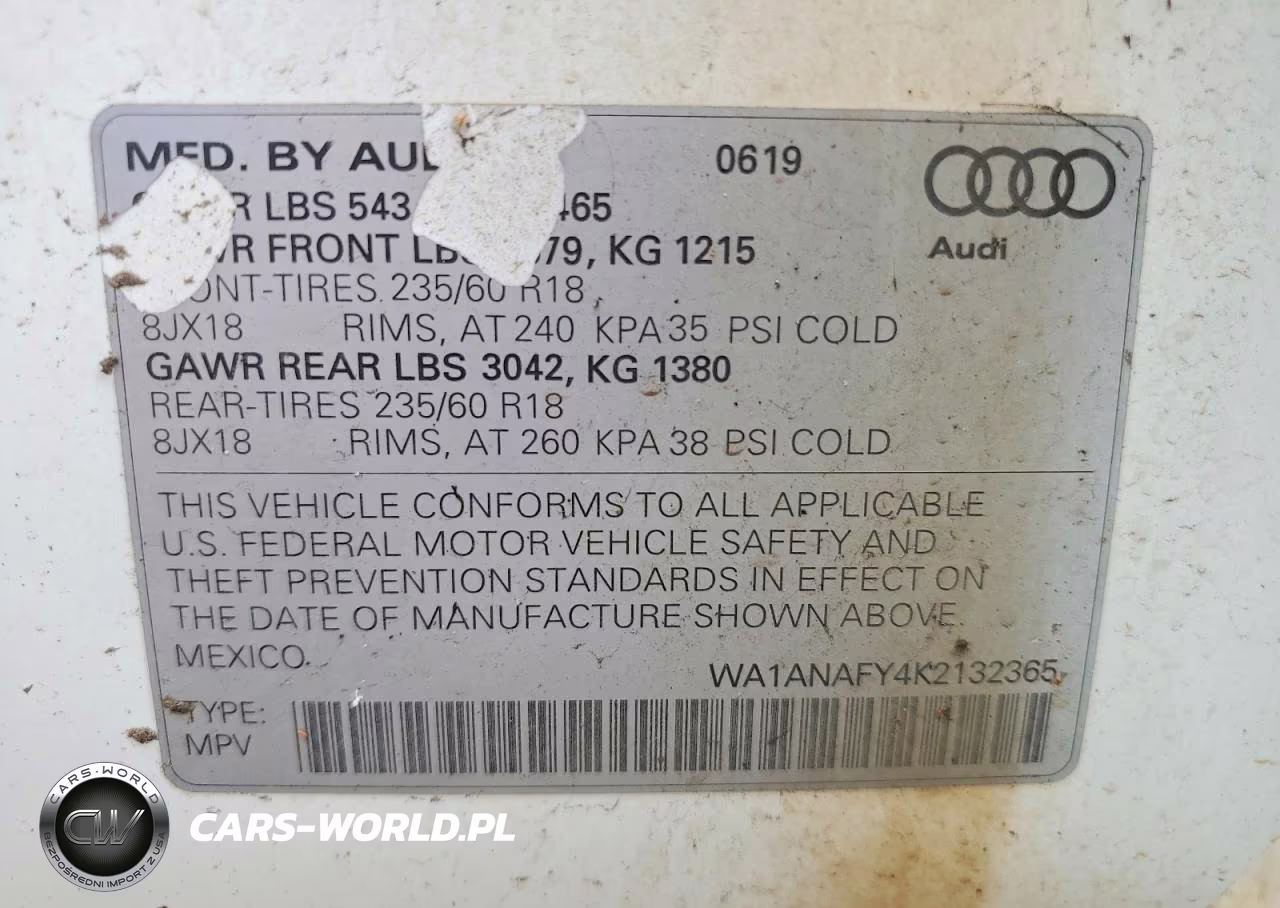2019 Audi Q5 Premium VIN:WA1ANAFY4K2132365 - 13