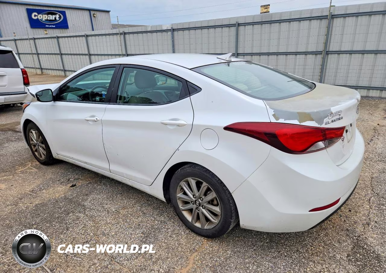 2016 Hyundai Elantra Se VIN:5NPDH4AE1GH711361 - 2