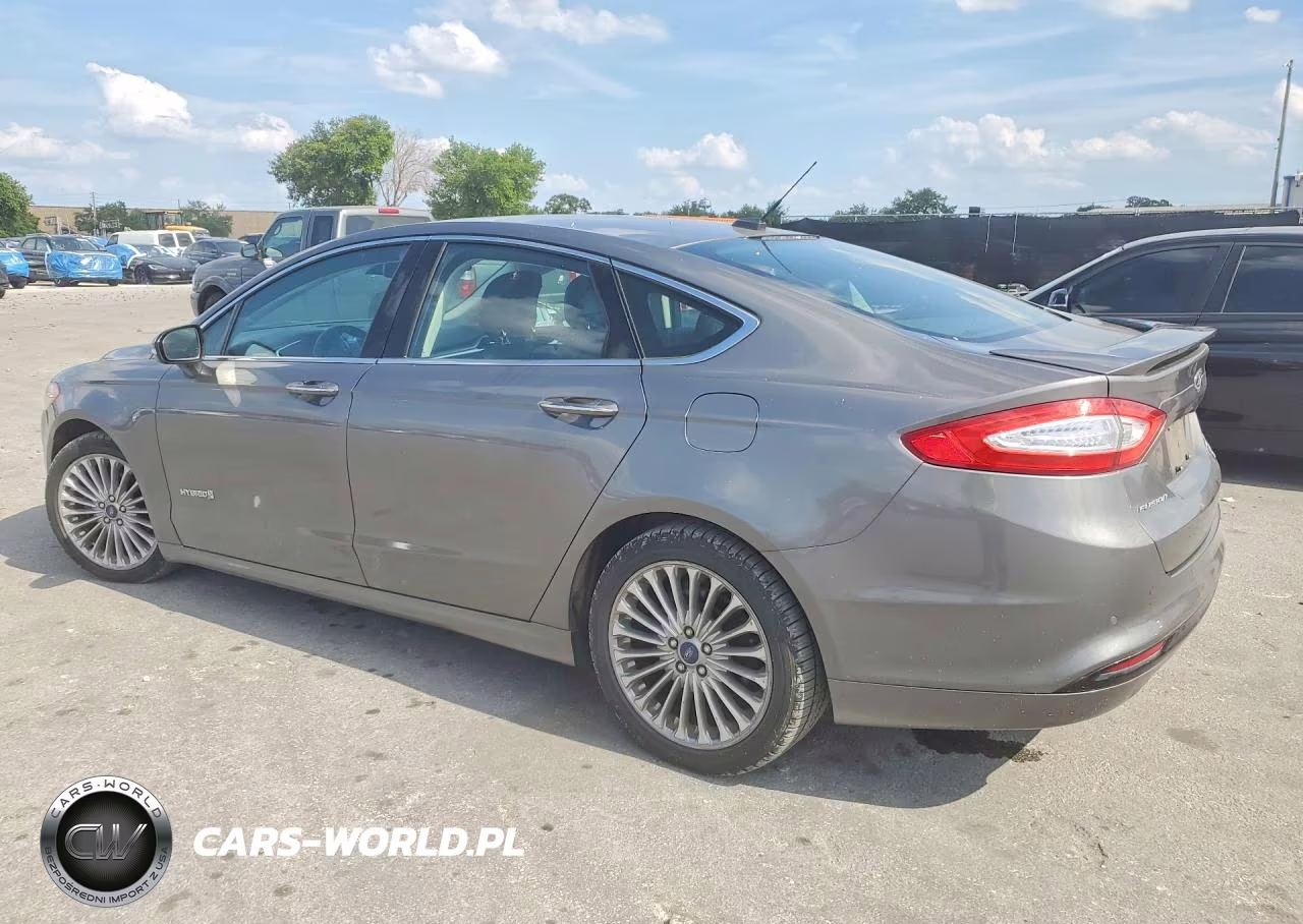 2014 Ford Fusion Titanium Hev VIN:3FA6P0RU9ER175274 - 2