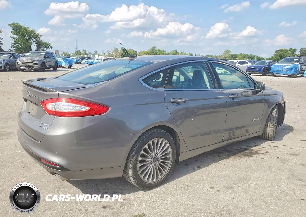 2014 Ford Fusion Titanium Hev VIN:3FA6P0RU9ER175274 - 3