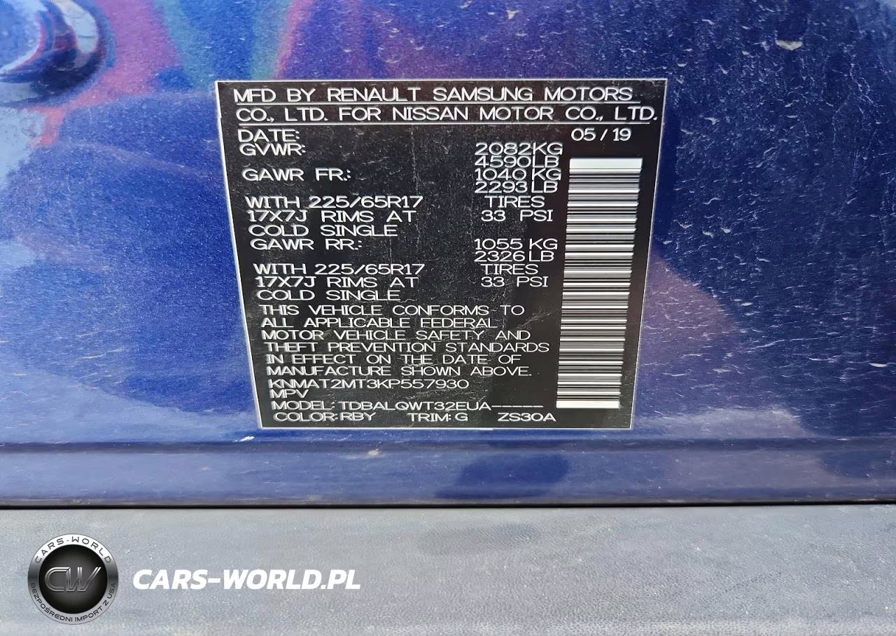 2019 Nissan Rogue Sv VIN:KNMAT2MT3KP557930 - 13