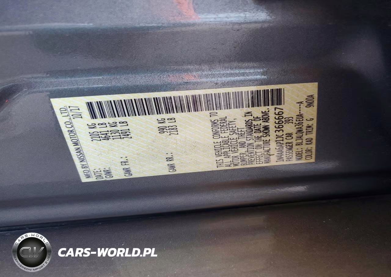 2018 Nissan Maxima 3.5 S VIN:1N4AA6AP1JC366667 - 12