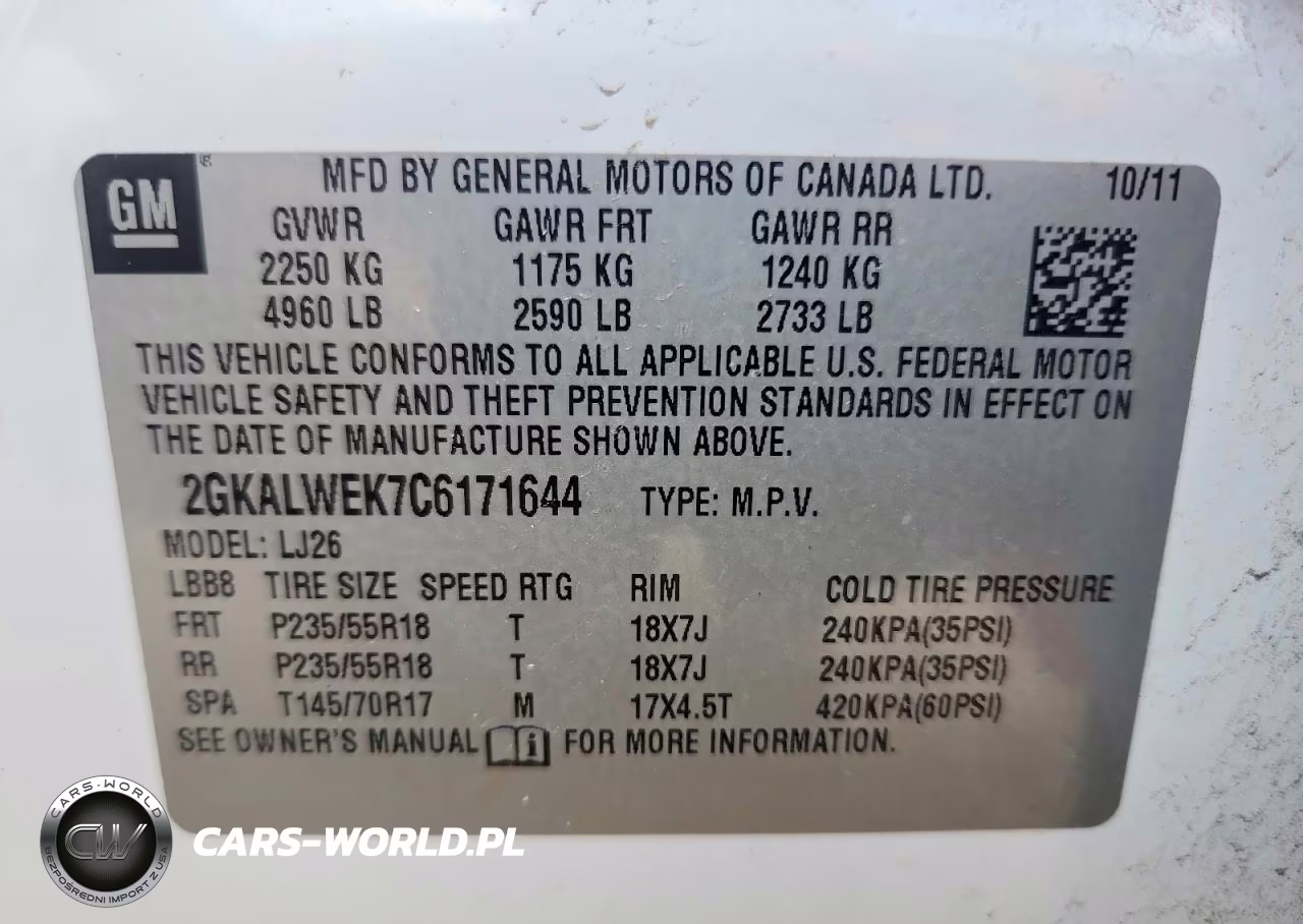 2012 GMC Terrain Slt VIN:2GKALWEK7C6171644 - 13