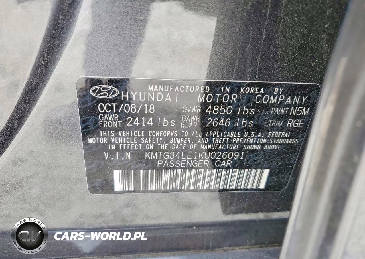 2019 Genesis G70 3.3T Advanced VIN:KMTG34LE1KU026091 - 12