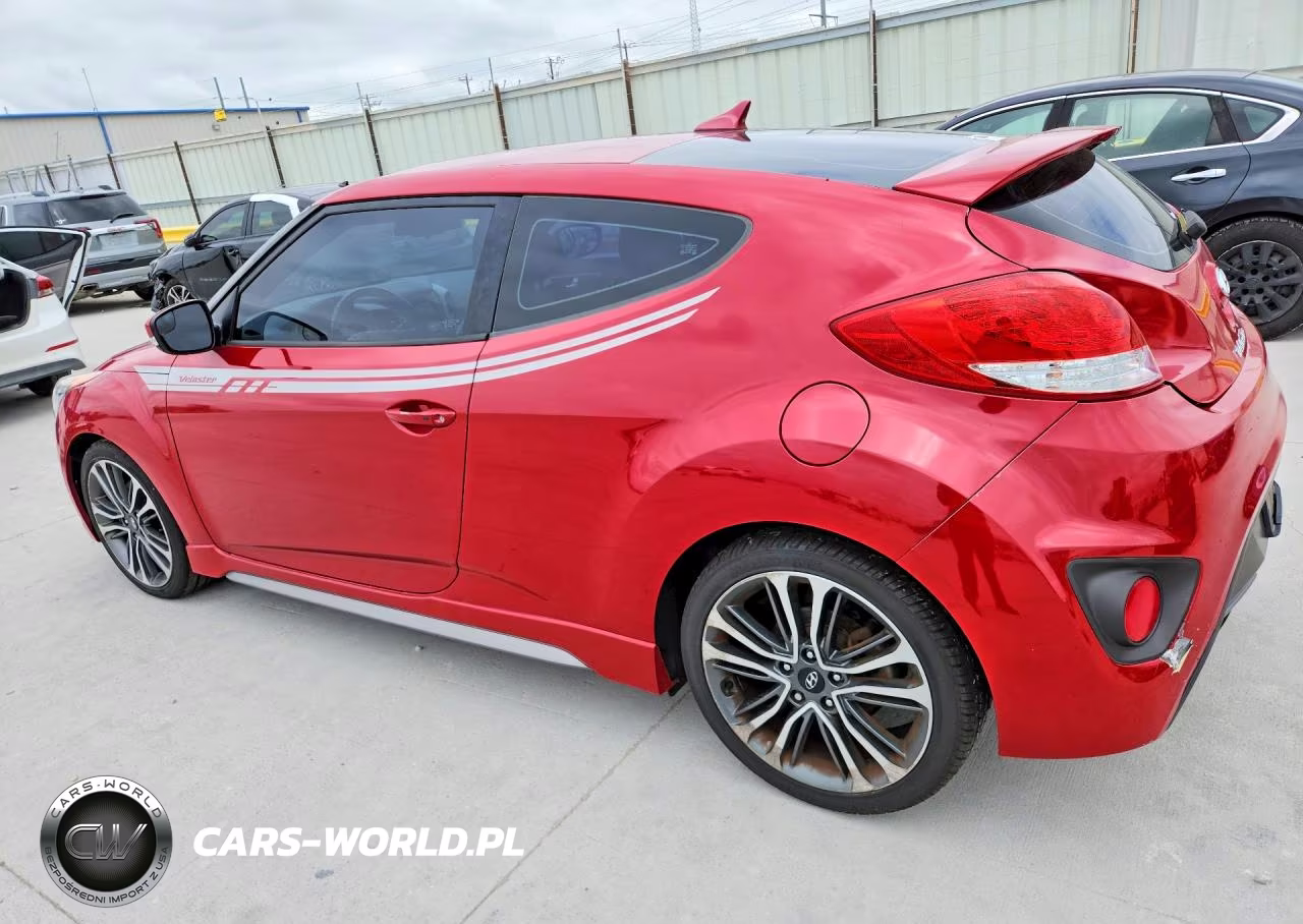 2016 Hyundai Veloster Turbo VIN:KMHTC6AE9GU273325 - 2