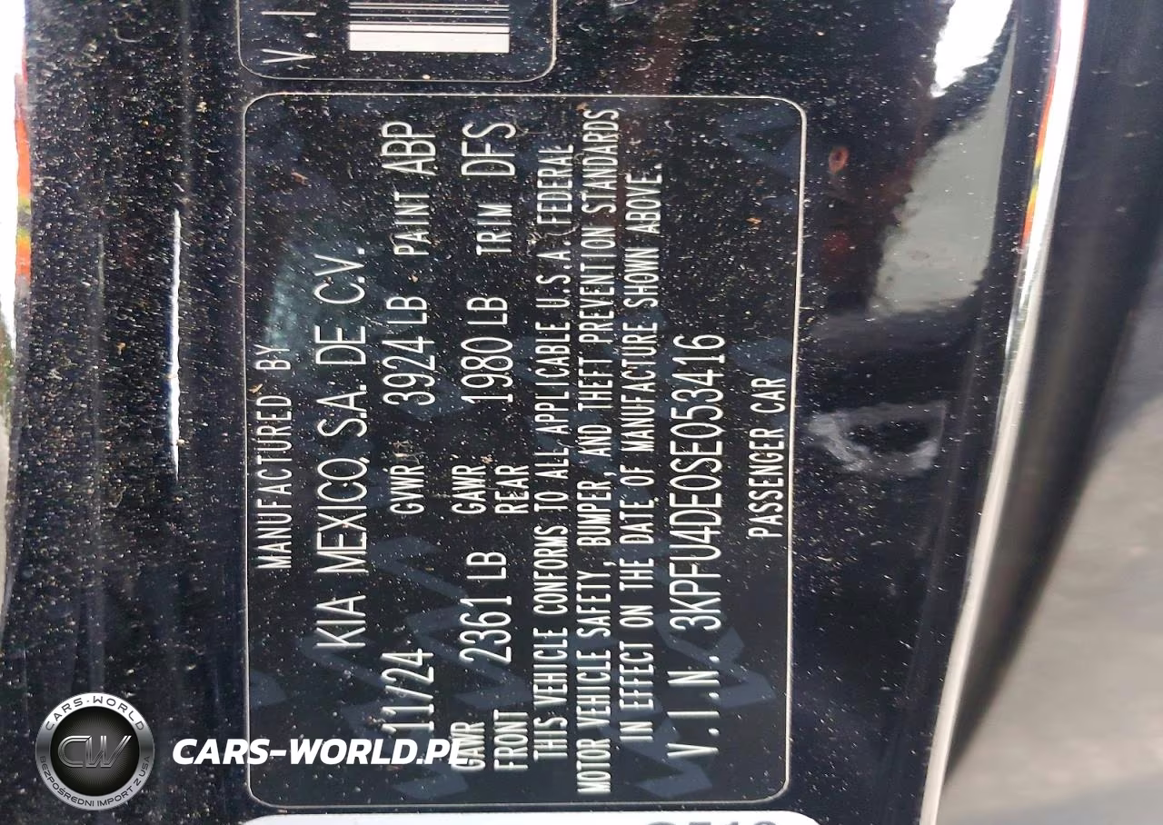 2025 Kia K4 Ex VIN:3KPFU4DE0SE053416 - 12