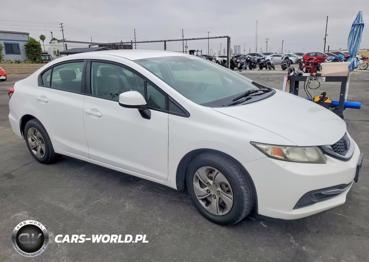 2013 Honda Civic Lx VIN:19XFB2F54DE247019 - 4