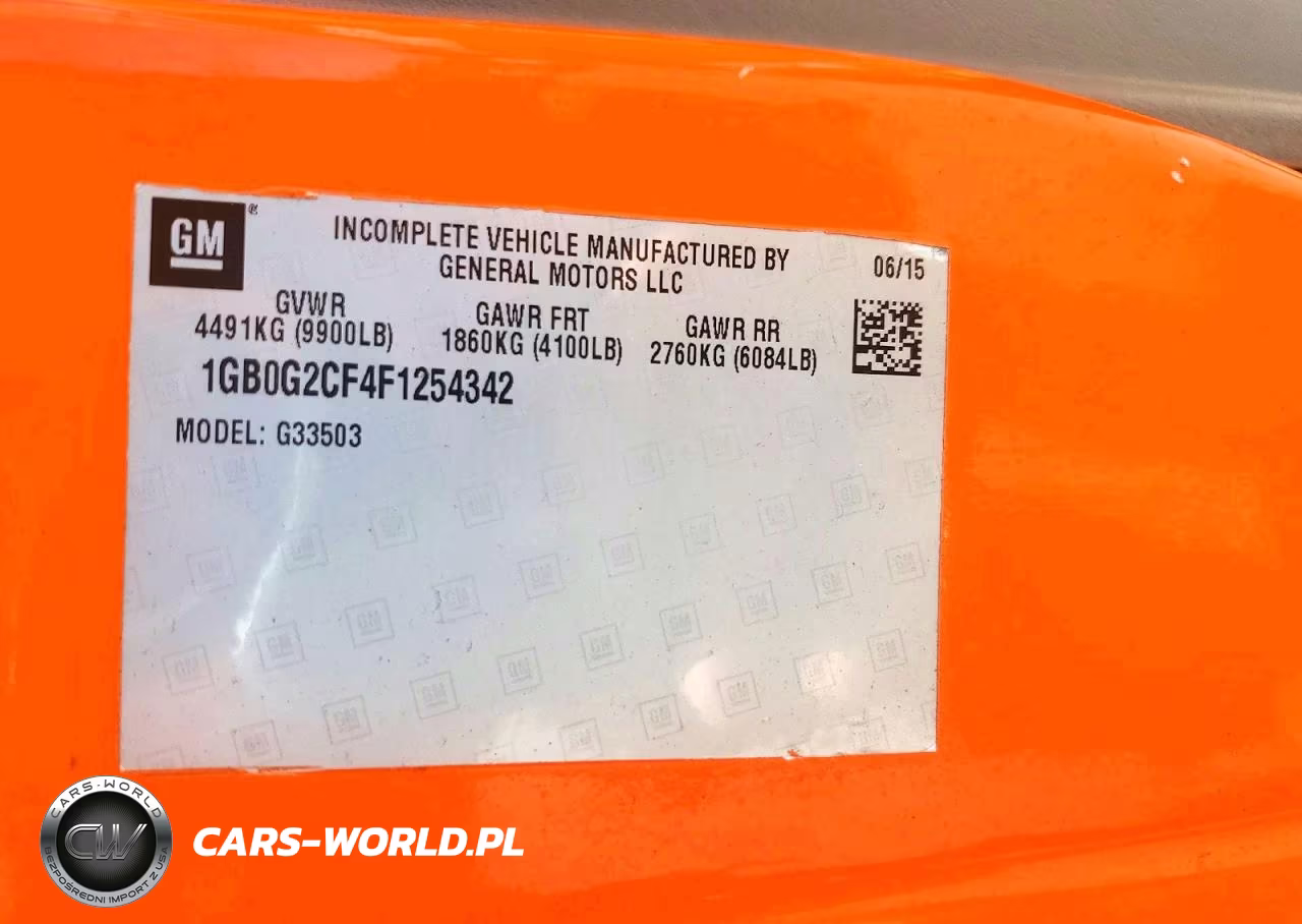 2015 Chevrolet Express G3500 VIN:1GB0G2CF4F1254342 - 13
