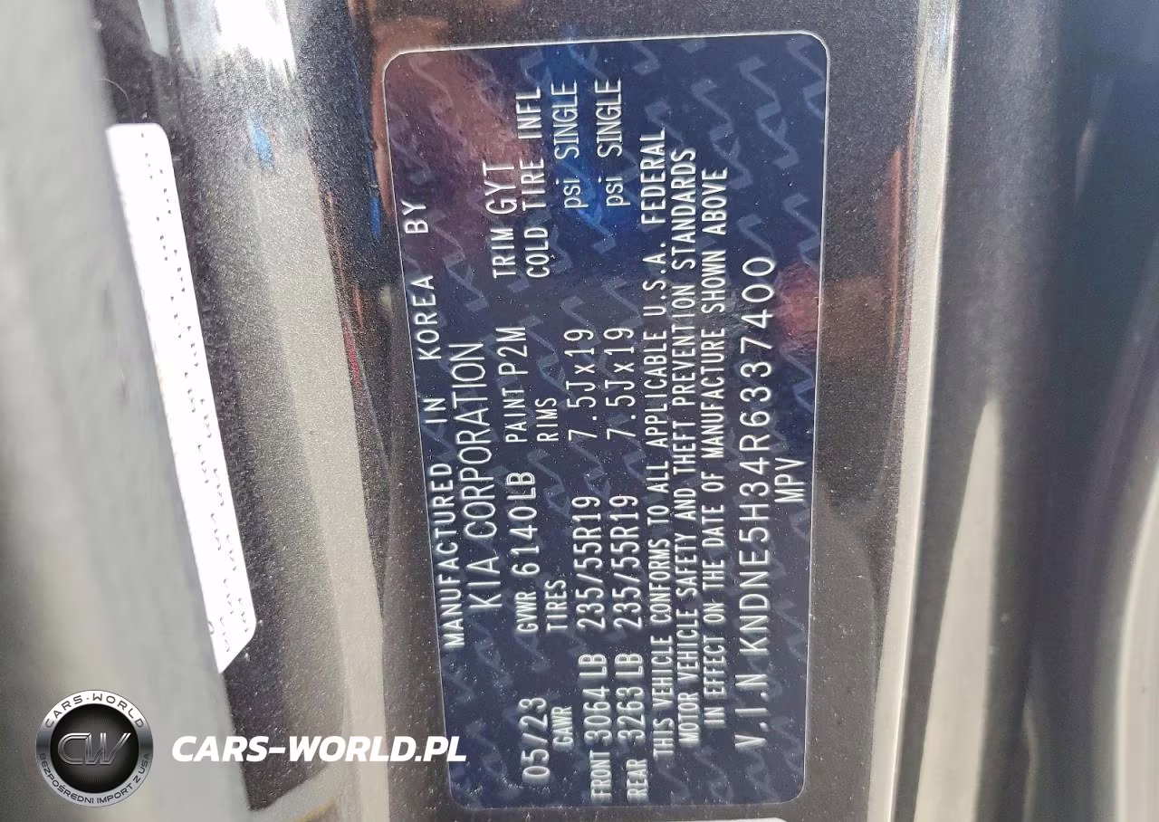 2024 Kia Carnival Sx Prestige VIN:KNDNE5H34R6337400 - 13