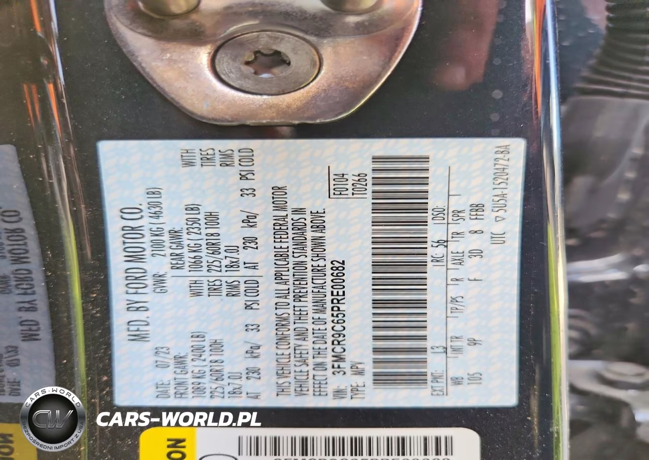 2023 Ford Bronco Sport Outer Banks VIN:3FMCR9C65PRE00682 - 13