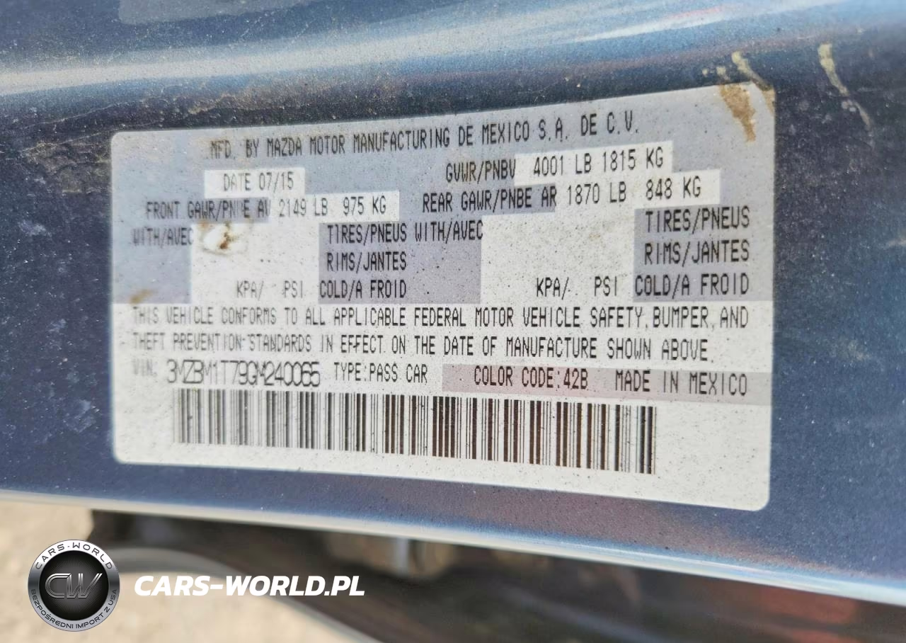 2016 Mazda 3 Sport VIN:3MZBM1T79GM240065 - 12