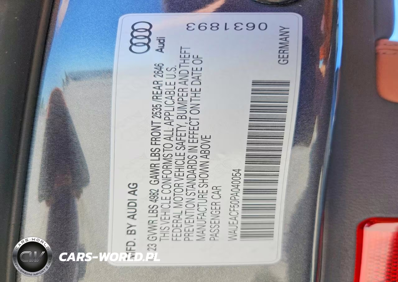 2023 Audi A5 Prestige 45 VIN:WAUEACF50PA040054 - 12