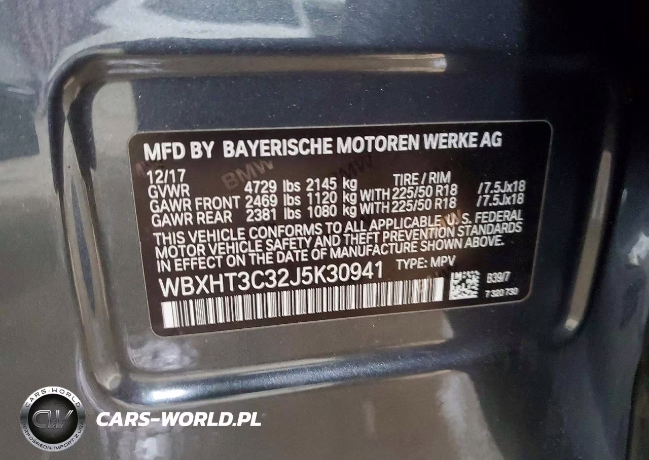 2018 BMW X1 xDrive28I VIN:WBXHT3C32J5K30941 - 13