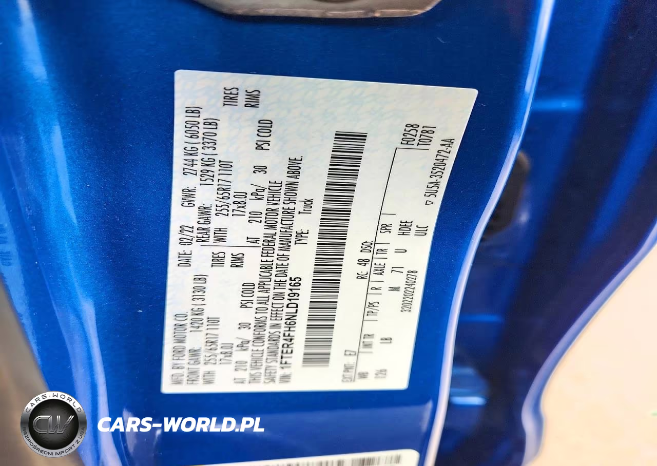 2022 Ford Ranger Xl VIN:1FTER4FH6NLD19165 - 13