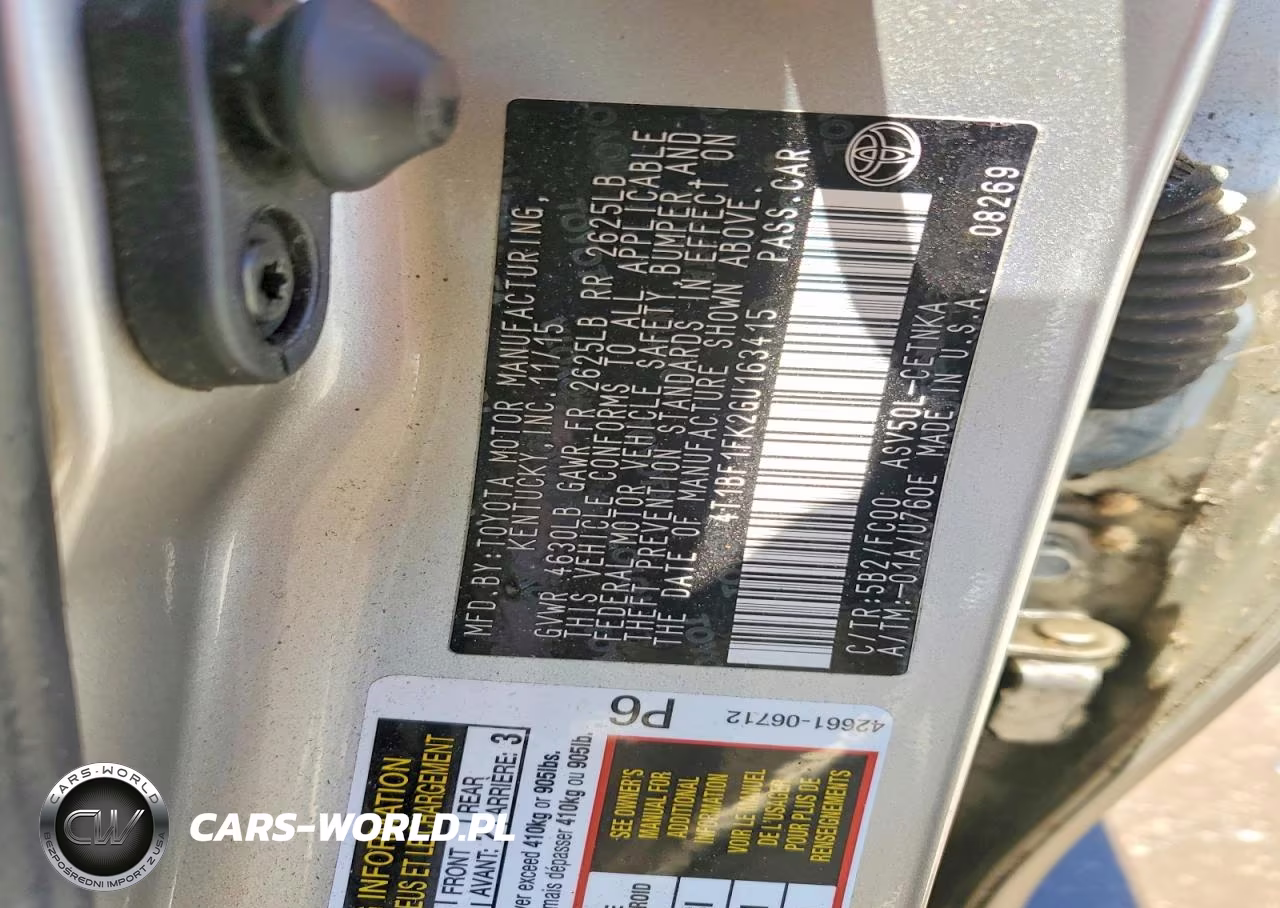 2016 Toyota Camry Le VIN:4T1BF1FK2GU163415 - 12