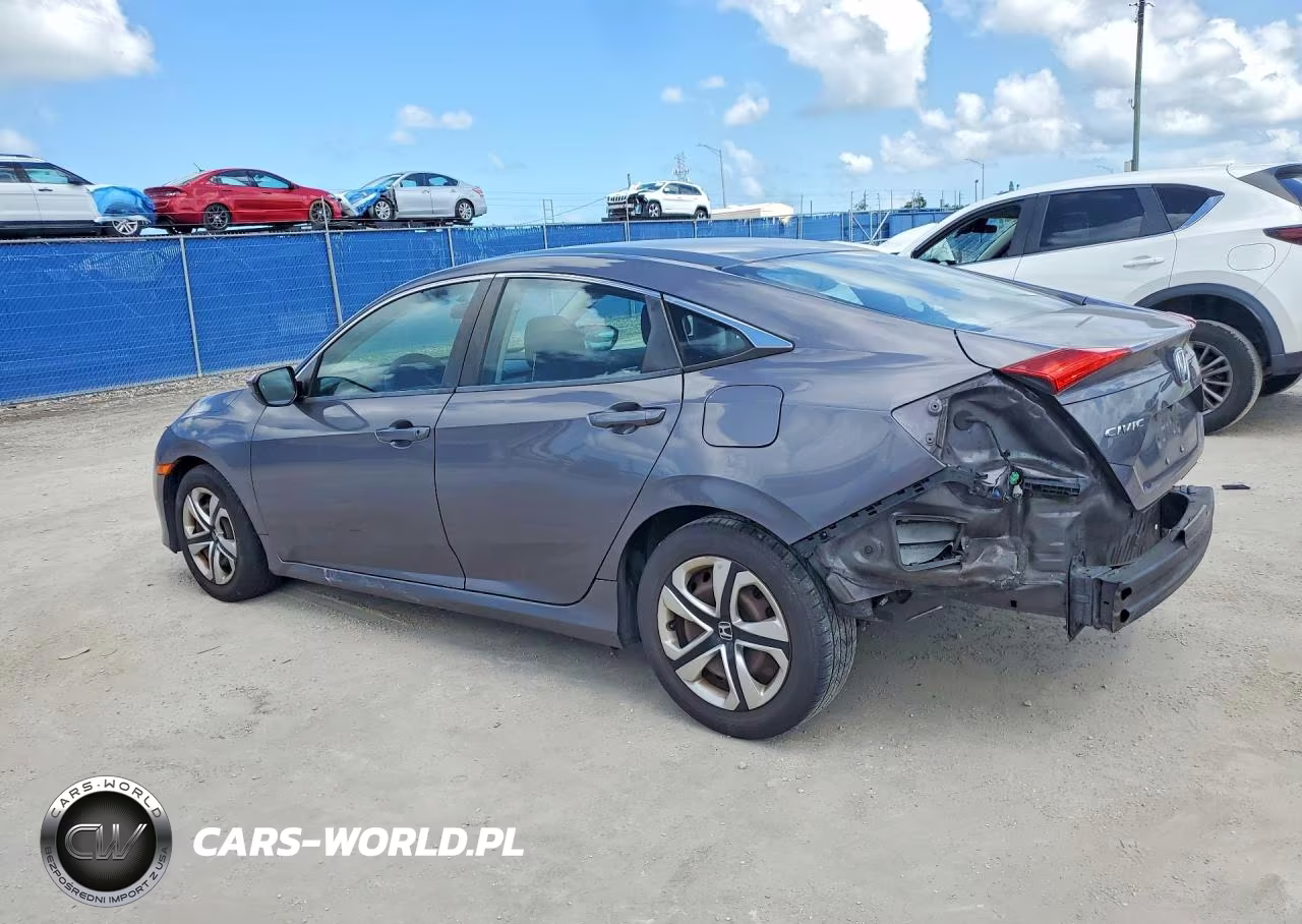 2016 Honda Civic Lx VIN:19XFC2F55GE006927 - 2
