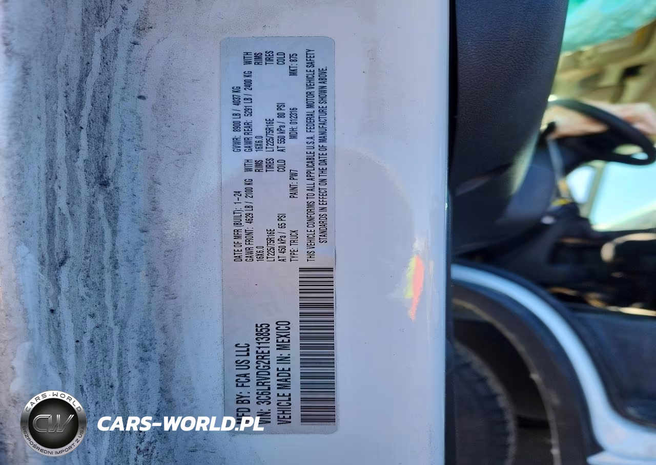 2024 Ram Promaster 2500 Utility - Service Van VIN:3C6LRVDG2RE113855 - 13