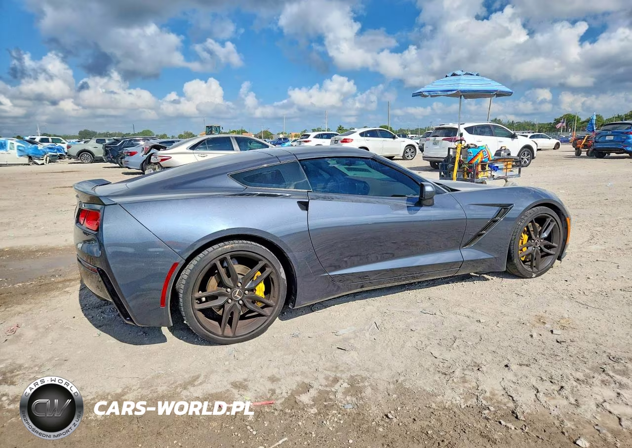 2014 Chevrolet Corvette Stingray Z51 3Lt VIN:1G1YM2D79E5108338 - 3