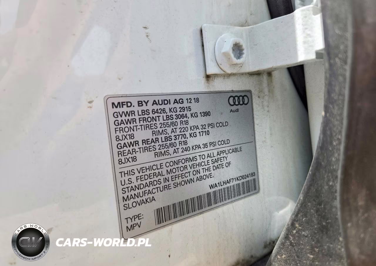2019 Audi Q7 Premium Plus VIN:WA1LHAF71KD024183 - 13