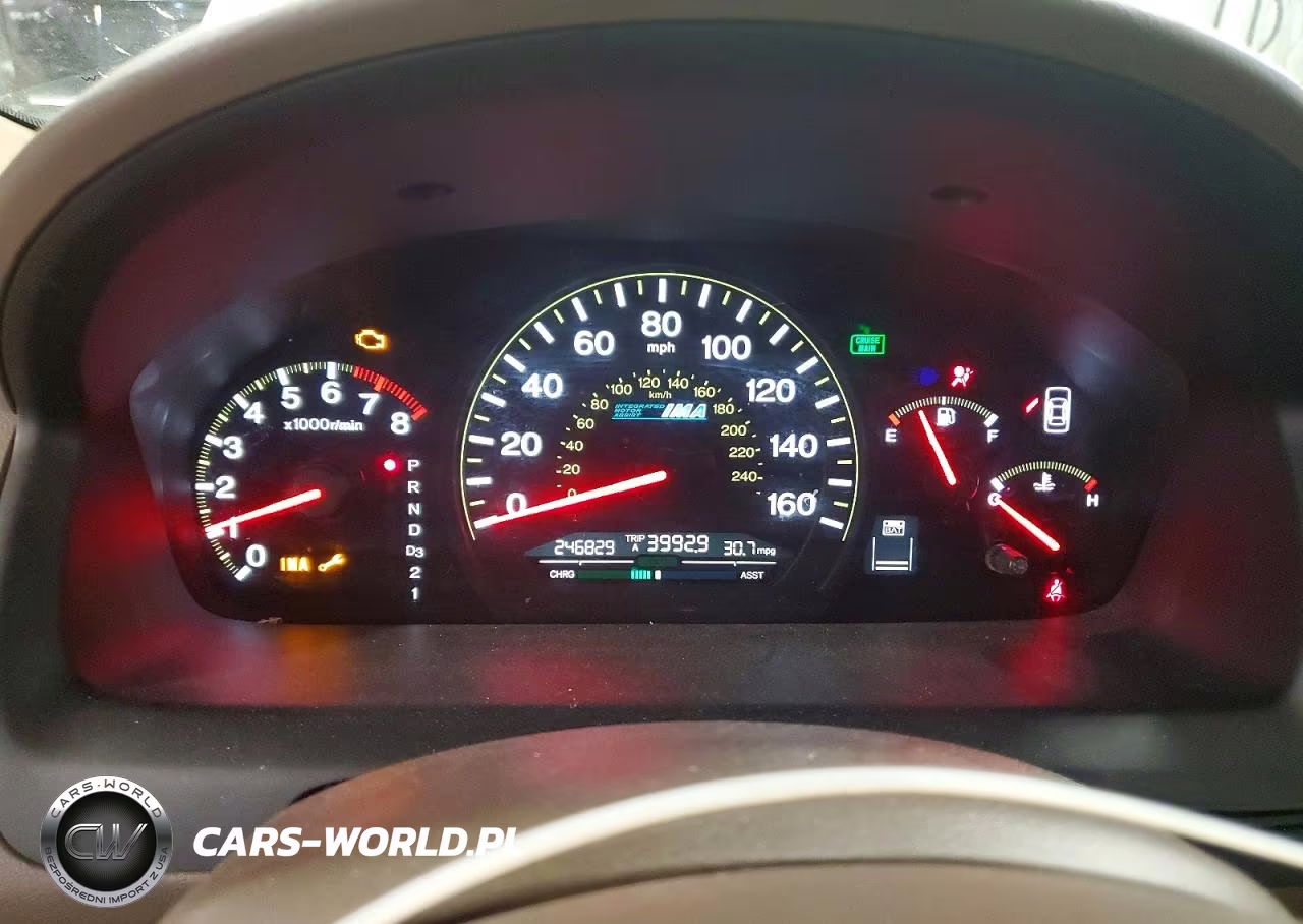 2007 Honda Accord Hybrid VIN:JHMCN36487C003746 - 9