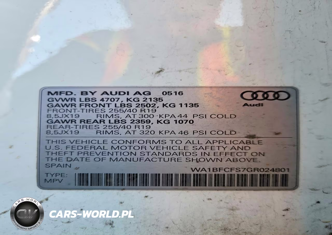 2016 Audi Q3 Premium Plus VIN:WA1BFCFS7GR024801 - 13