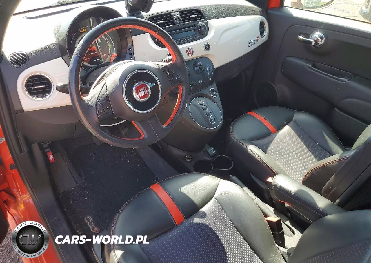 2015 Fiat 500 Electric VIN:3C3CFFGE0FT656991 - 8