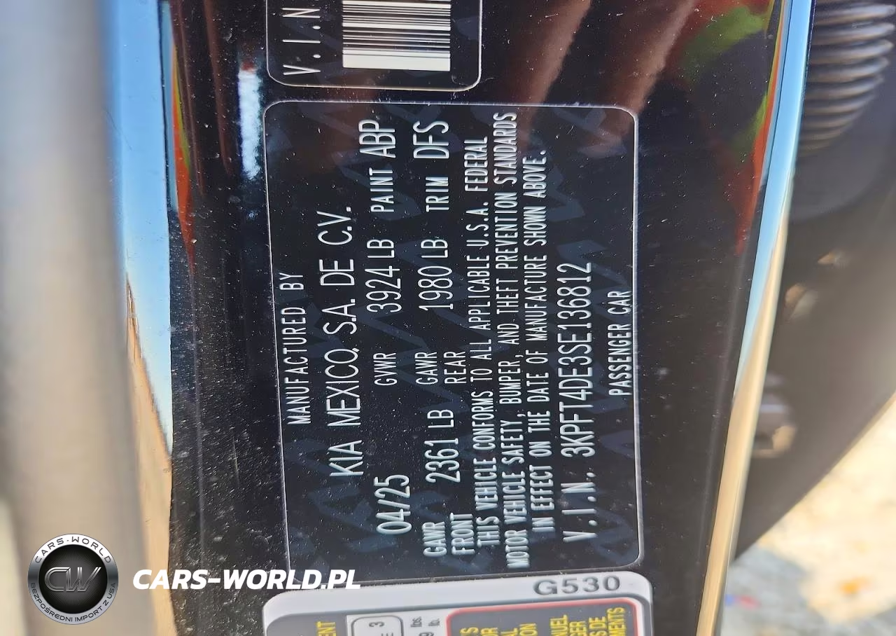 2025 Kia K4 Lx VIN:3KPFT4DE3SE136812 - 12