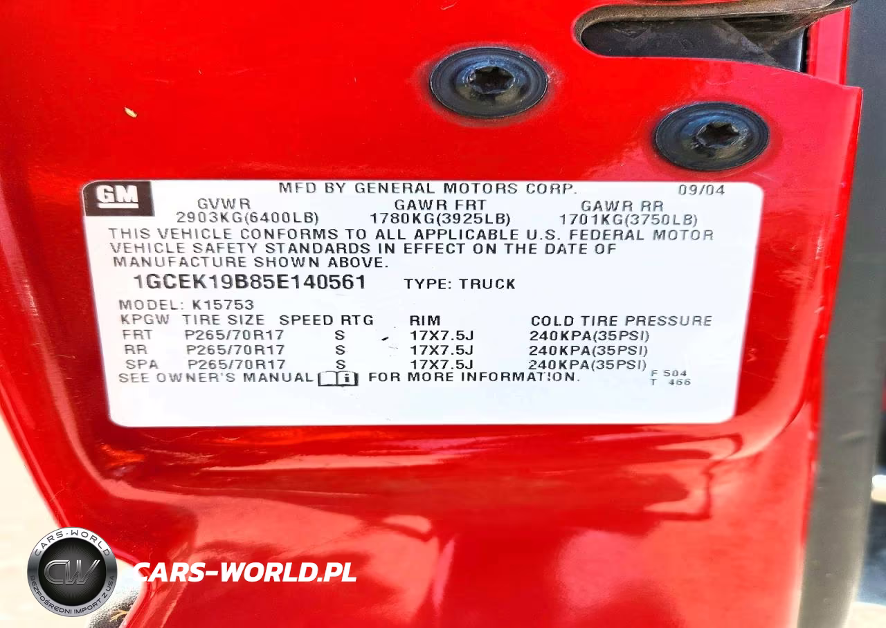 2005 Chevrolet Silverado K1500 VIN:1GCEK19B85E140561 - 13