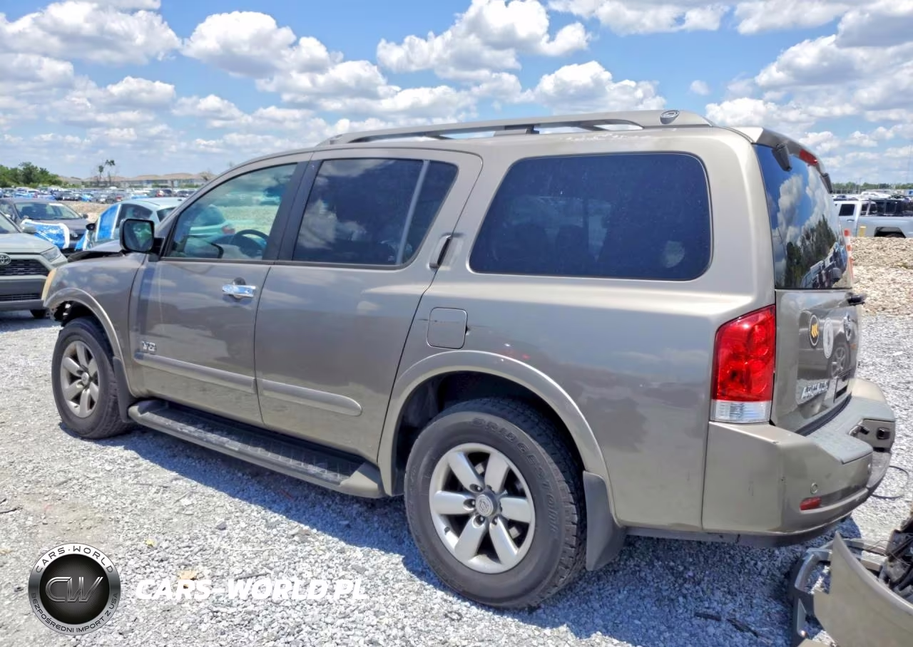 2008 Nissan Armada Se Ffv VIN:5N1BA08D28N605838 - 2