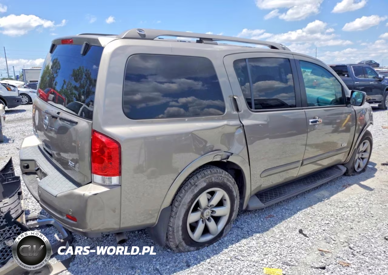 2008 Nissan Armada Se Ffv VIN:5N1BA08D28N605838 - 3