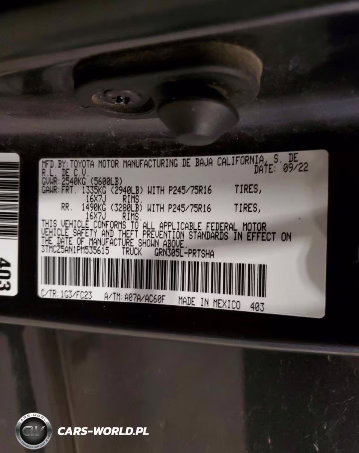 2023 Toyota Tacoma Sr5 V6 VIN:3TMCZ5AN1PM535615 - 13