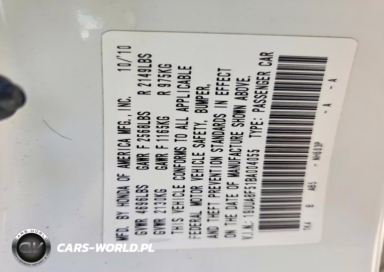 2011 Acura Tl VIN:19UUA8F51BA004055 - 12