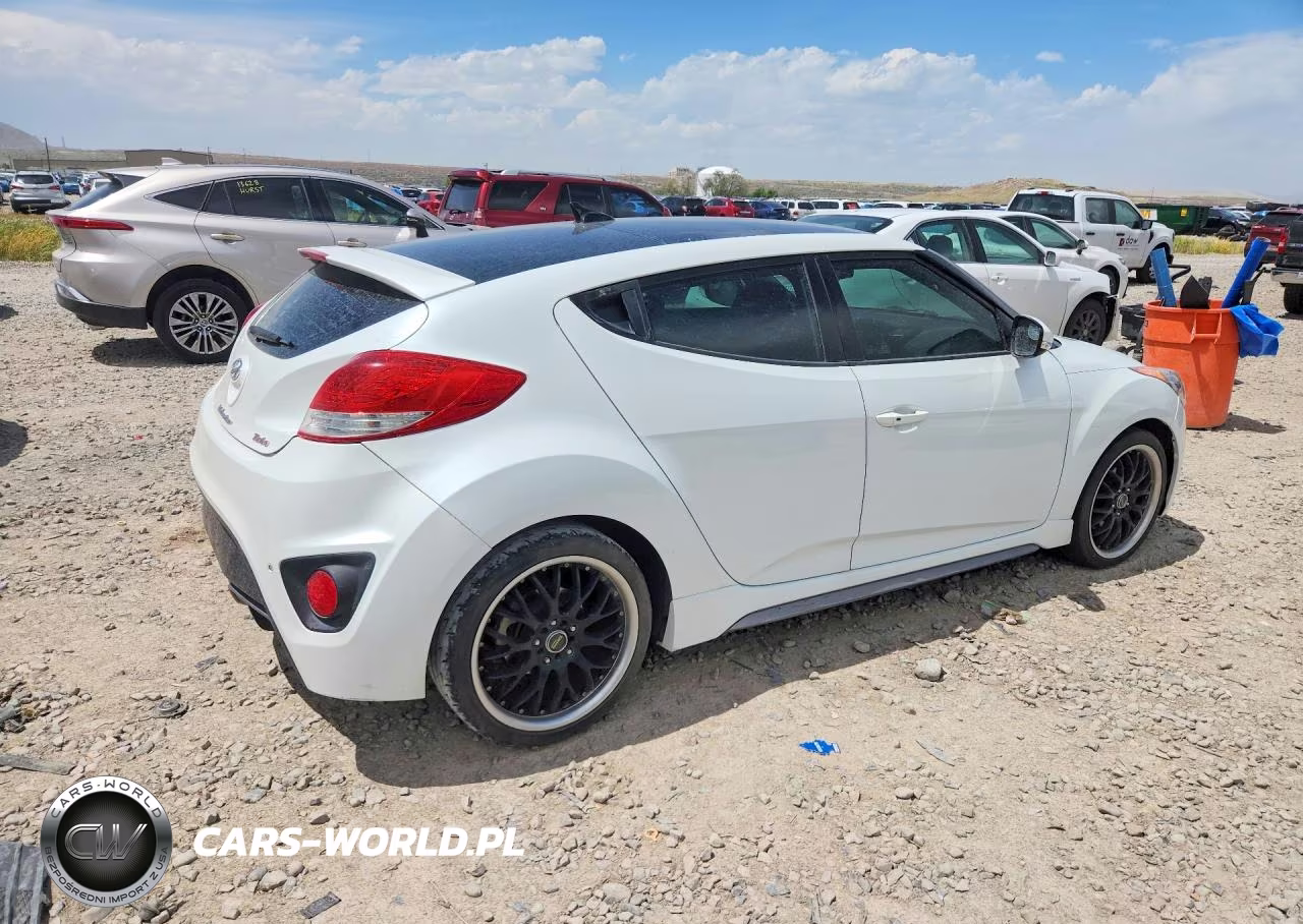 2013 Hyundai Veloster Turbo VIN:KMHTC6AE2DU175068 - 3