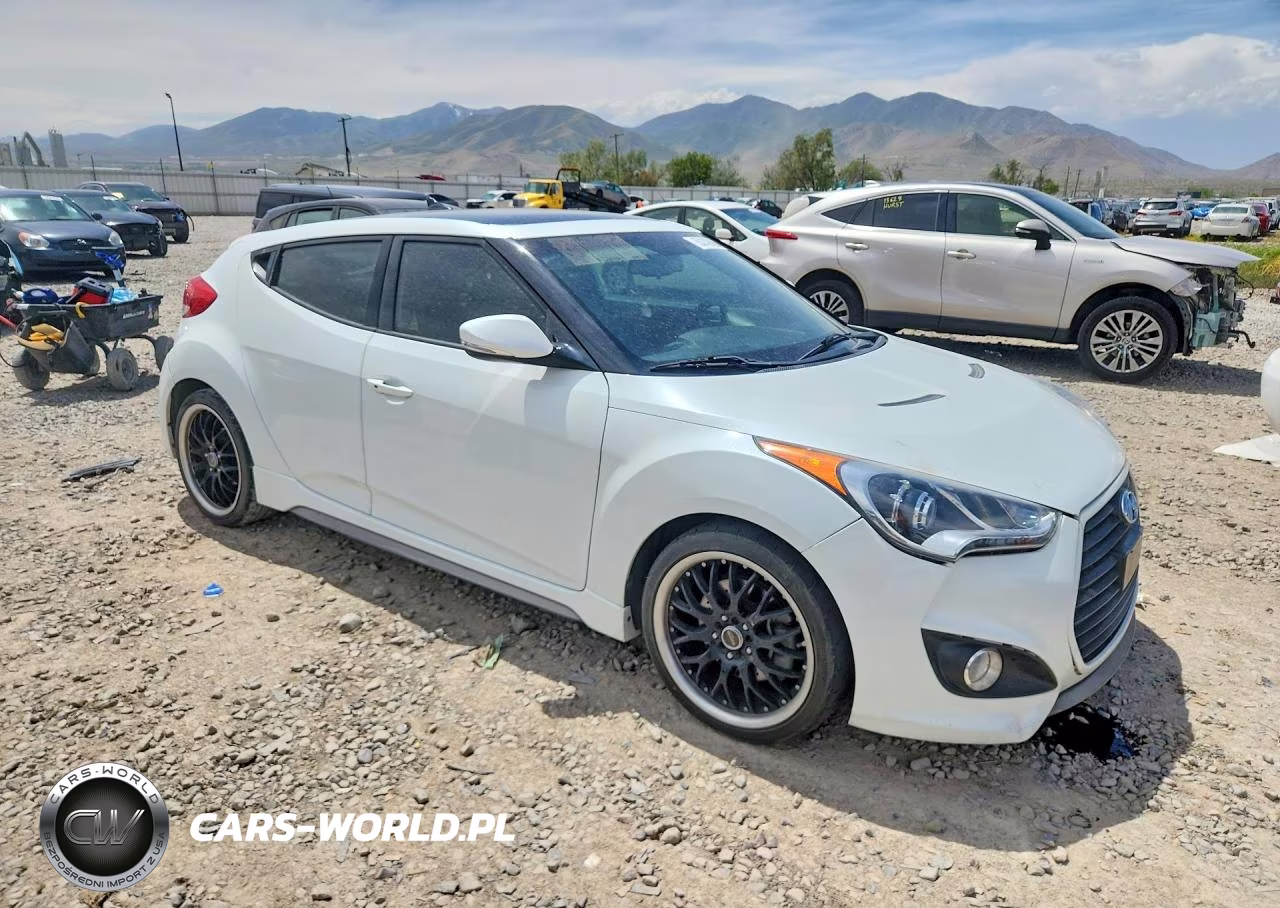2013 Hyundai Veloster Turbo VIN:KMHTC6AE2DU175068 - 4