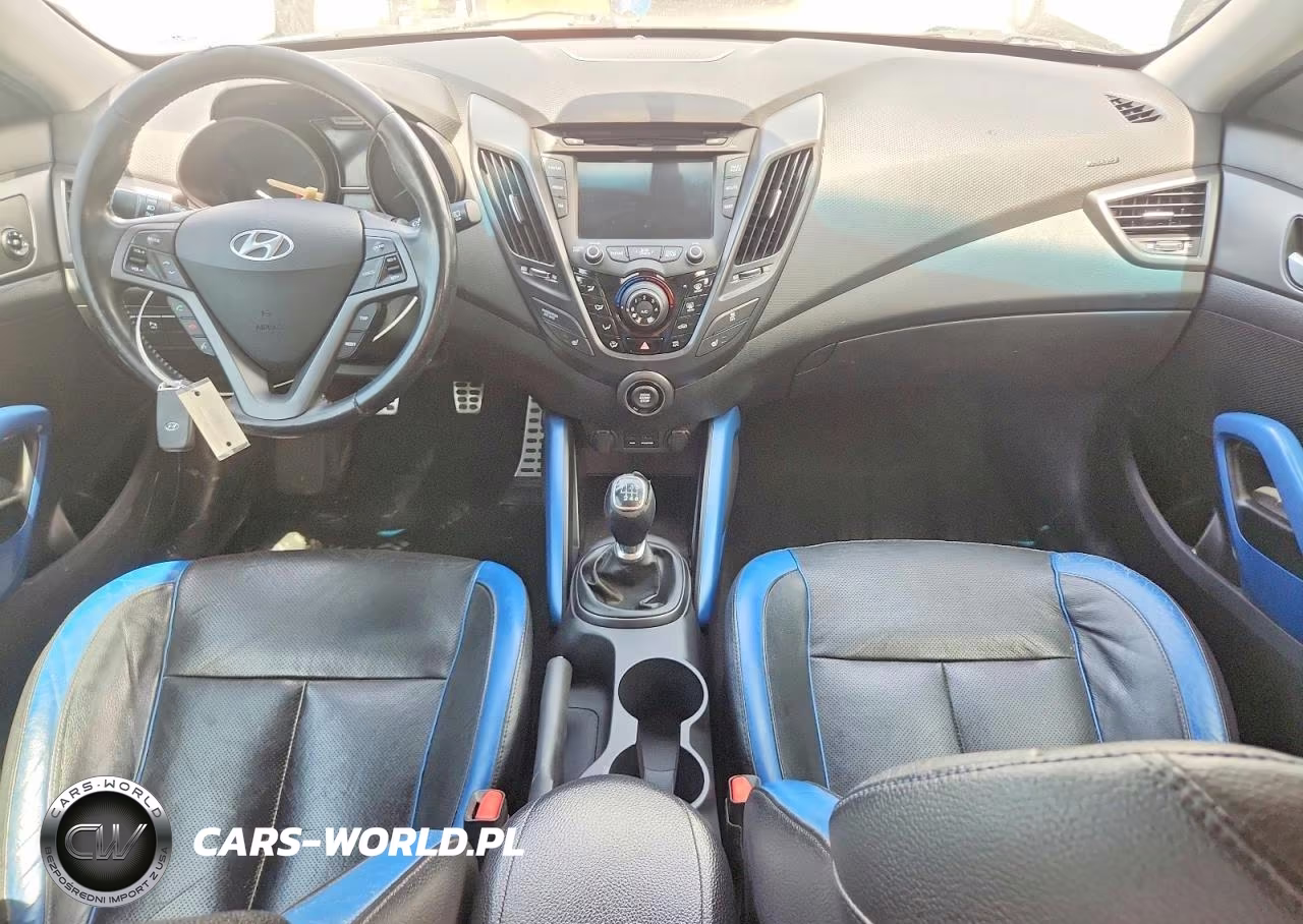 2013 Hyundai Veloster Turbo VIN:KMHTC6AE2DU175068 - 8