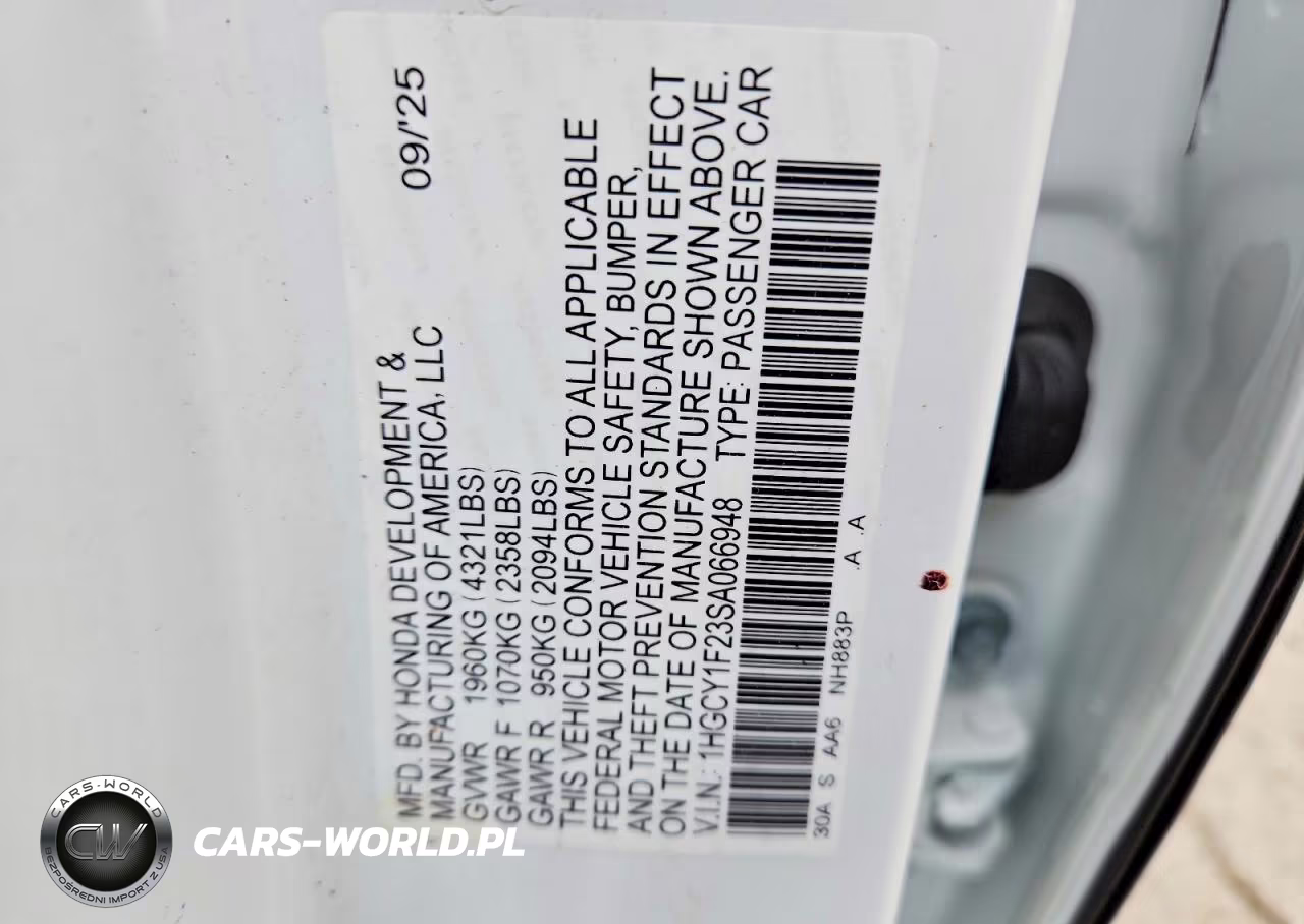 2025 Honda Accord Lx VIN:1HGCY1F23SA066948 - 12