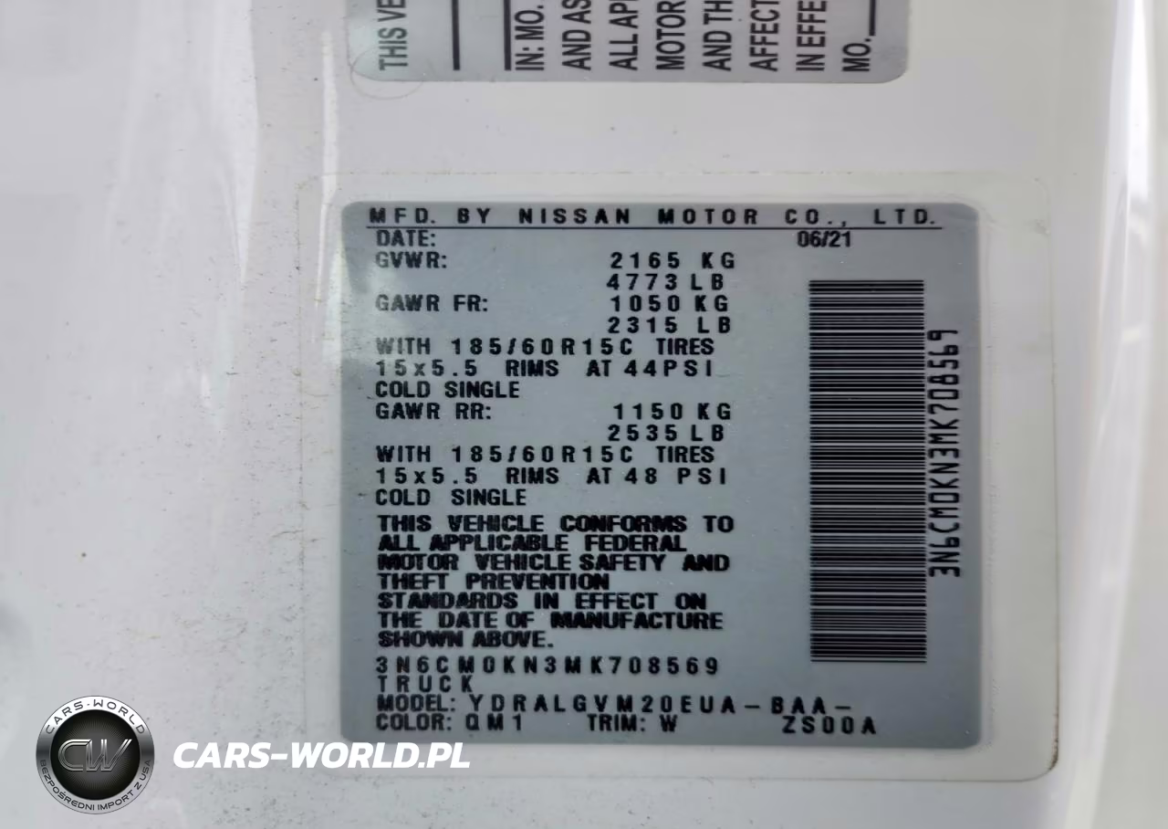 2021 Nissan Nv200 Sv VIN:3N6CM0KN3MK708569 - 13