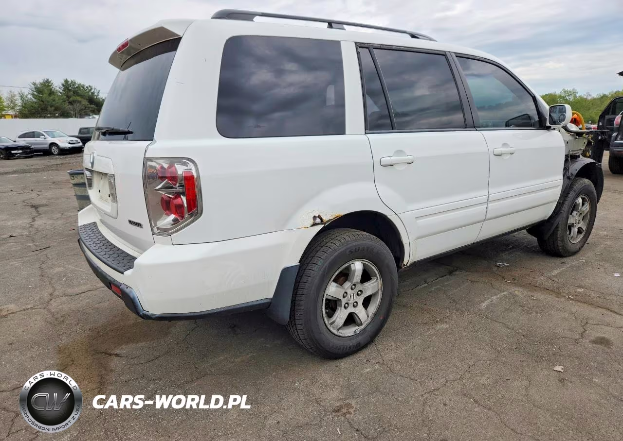 2006 Honda Pilot Ex VIN:2HKYF18496H554292 - 3