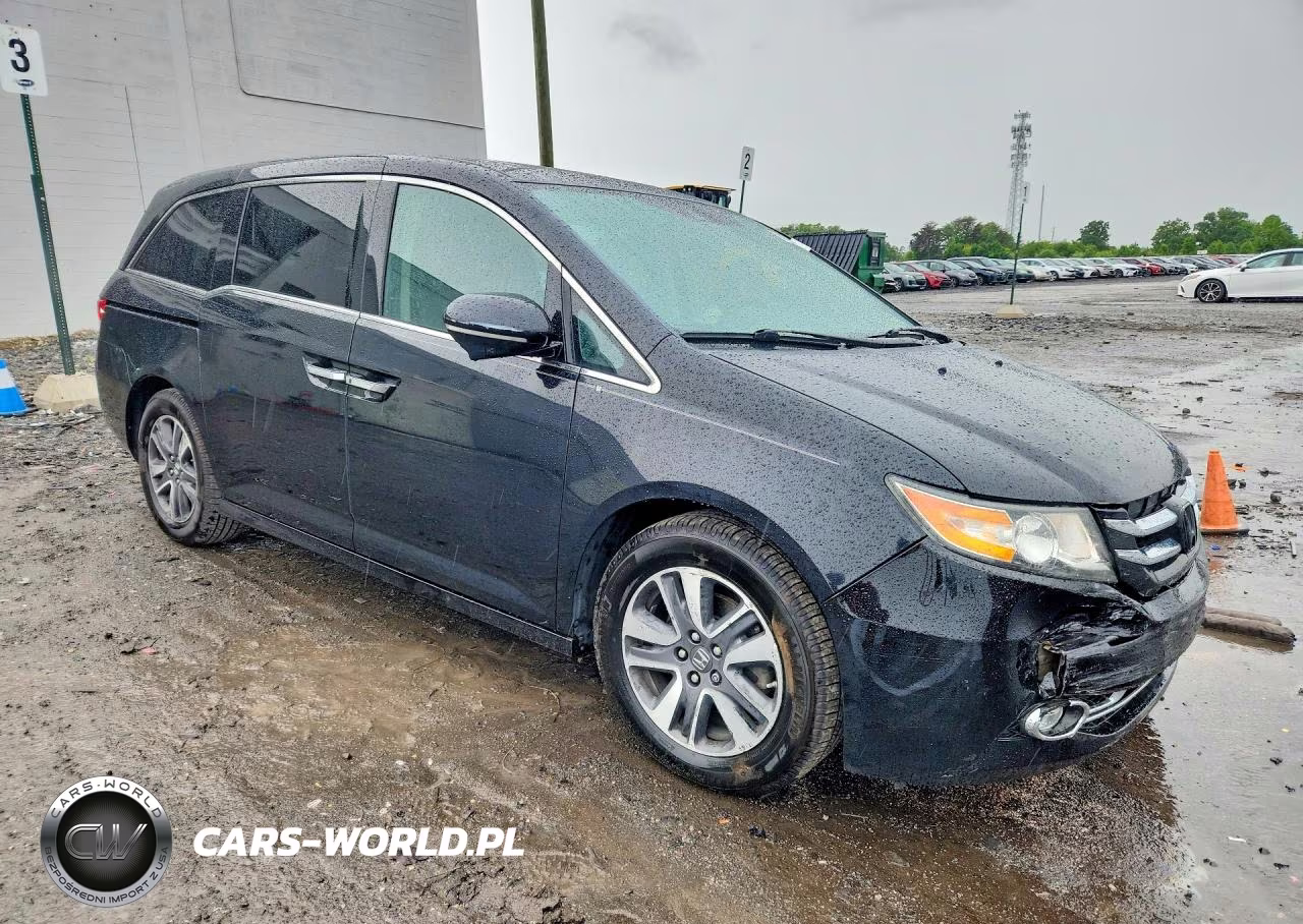 2014 Honda Odyssey Touring VIN:5FNRL5H94EB100402 - 4