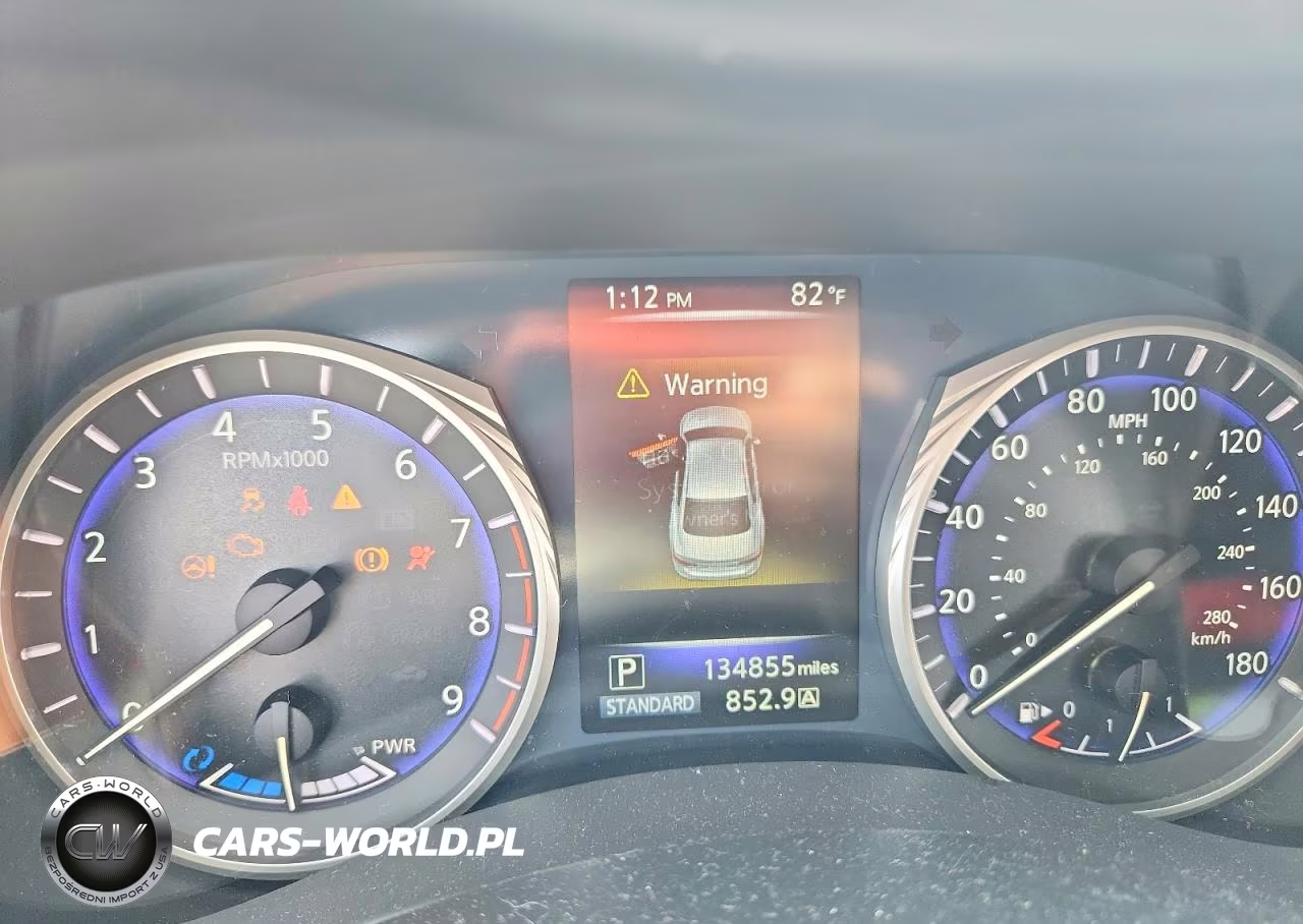 2014 Infiniti Q50 Hybrid Sport VIN:JN1AV7AR7EM702962 - 9