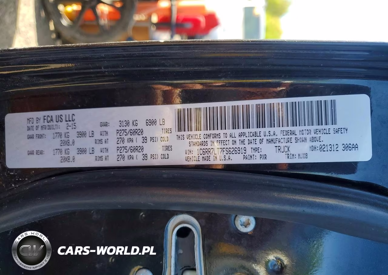 2015 Ram 1500 Slt VIN:1C6RR7LT7FS626919 - 12
