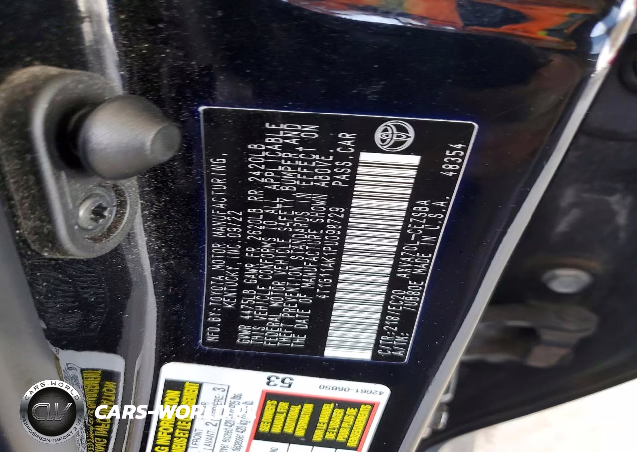 2023 Toyota Camry Se Nightshade VIN:4T1G11AK1PU098729 - 12