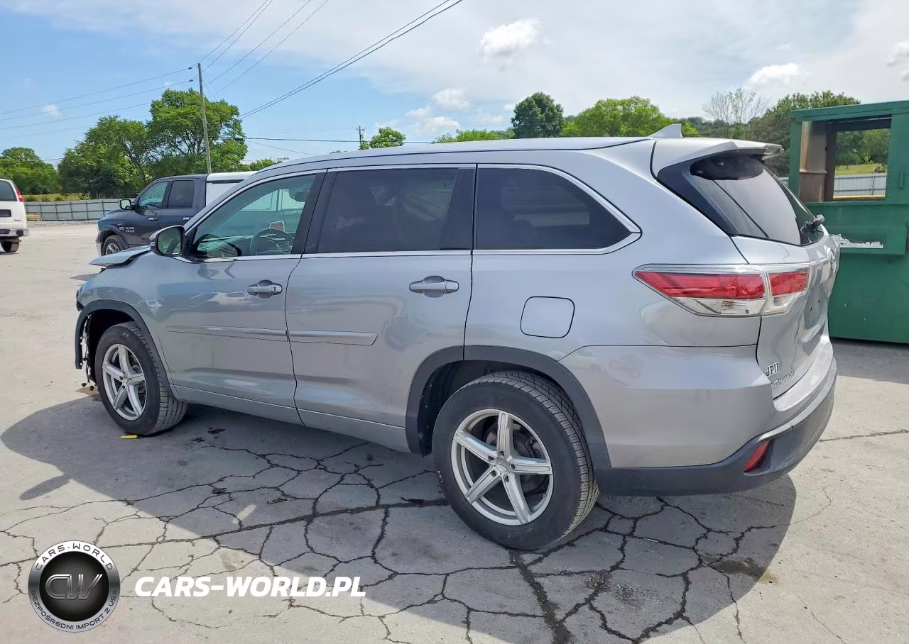 2014 Toyota Highlander Xle VIN:5TDKKRFH3ES036273 - 2