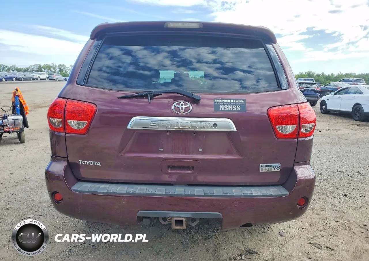 2008 Toyota Sequoia Limited VIN:5TDBY68A88S018501 - 6