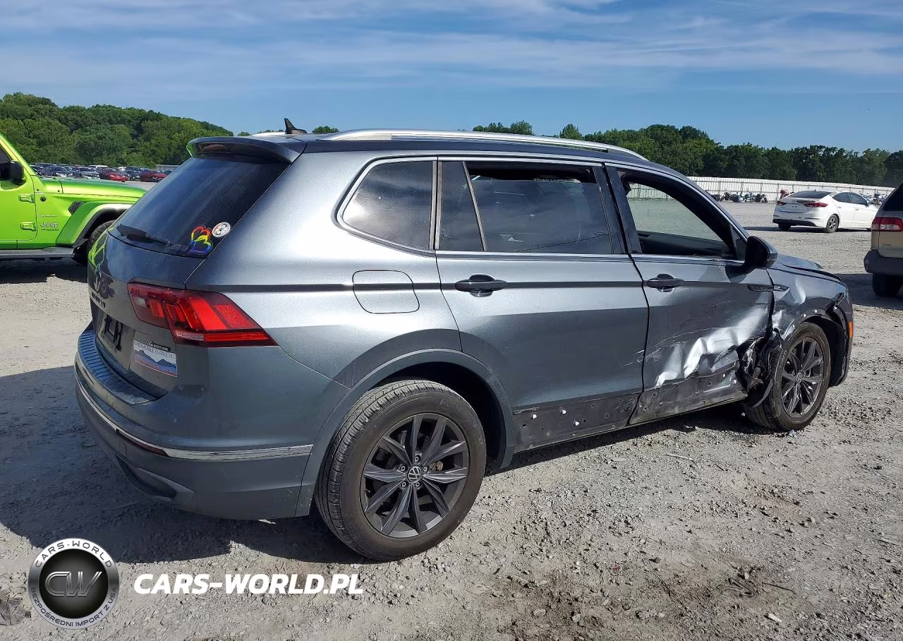 2022 Volkswagen Tiguan Se VIN:3VV2B7AX2NM006671 - 3