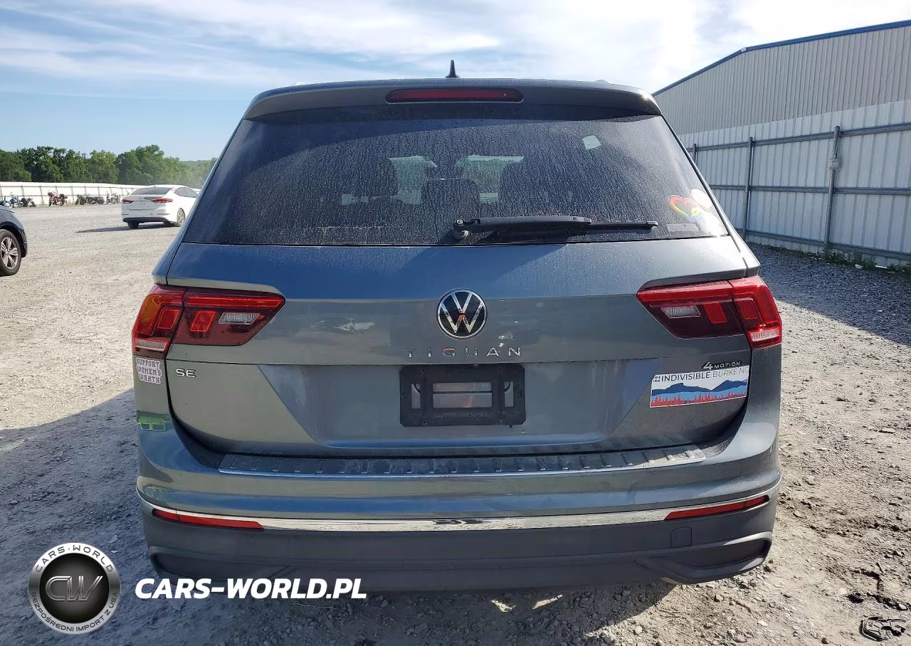 2022 Volkswagen Tiguan Se VIN:3VV2B7AX2NM006671 - 6