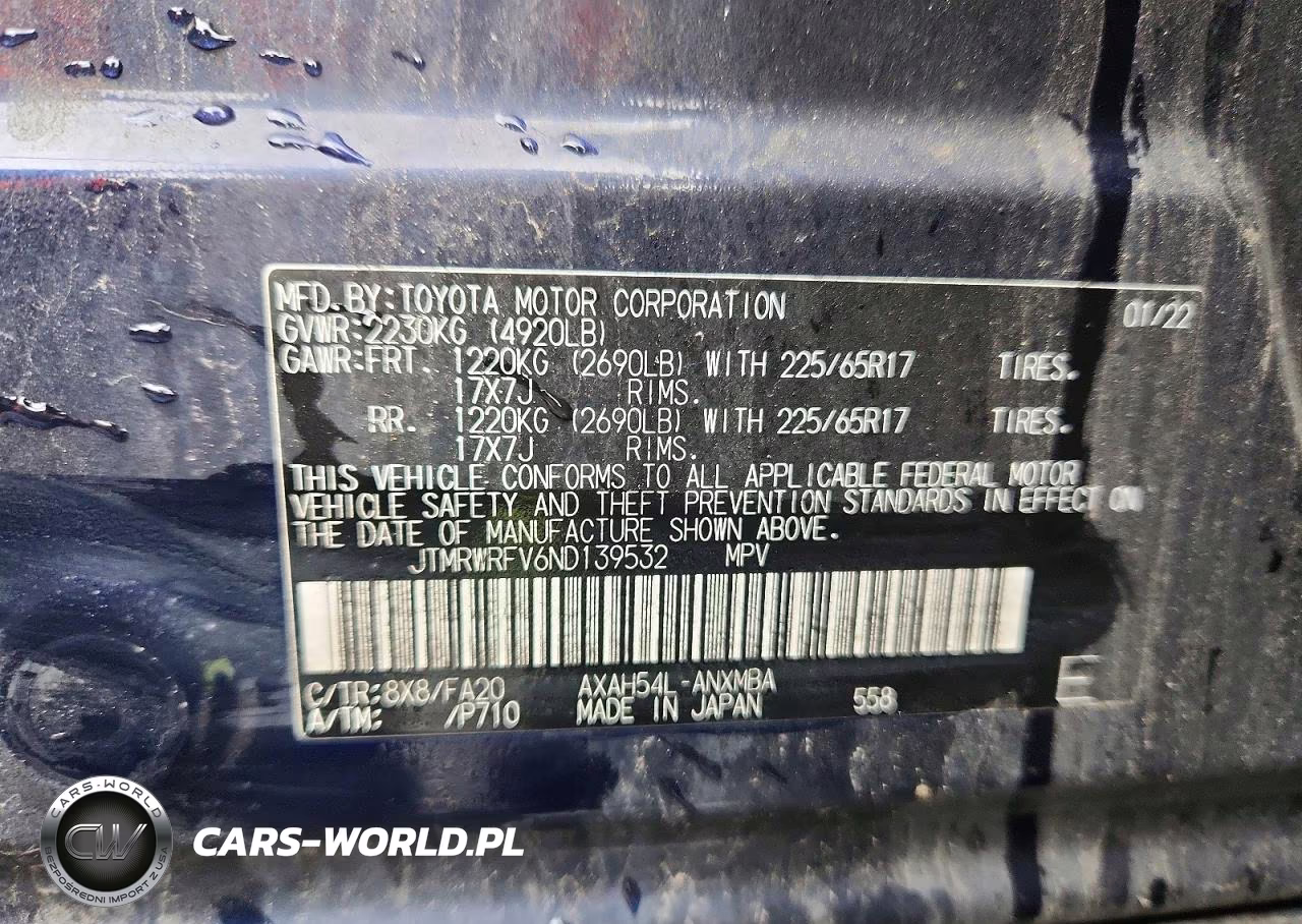 2022 Toyota Rav4 Xle VIN:JTMRWRFV6ND139532 - 13